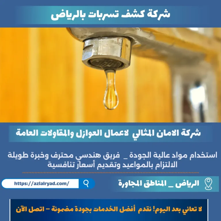 شركة كشف تسربات بالرياض